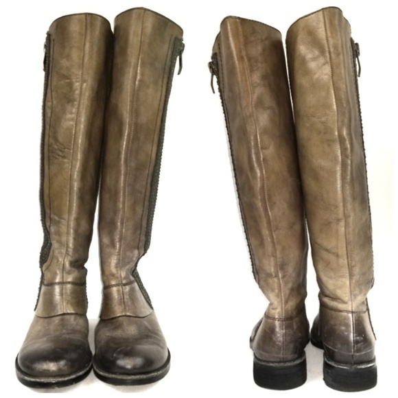Vince Camuto Finny Leather Knee-High Boots Size 7 - Picture 3 of 8